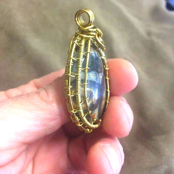 🇨🇦Beautiful Indian Agate Pendant - Picture 3 of 3